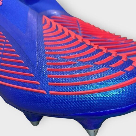 Adidas Predator Edge + Soft Ground Blue Soccer Cleats HO2916 Mens size 10.5 New - Picture 3 of 10